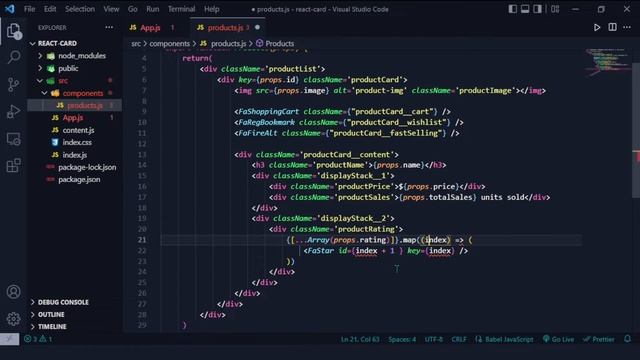 How to Make a Card Component Using React JS | Props - React | React Js Tutorial for Beginners |