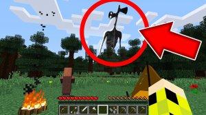 Я нашел СИРЕНОГОЛОВОГО в своем мире майнкрафт ! SIREN HEAD MINECRAFT