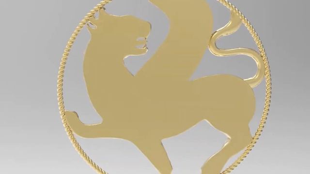 3D Грифон Скифский «звериный стиль» смотреть онлайн