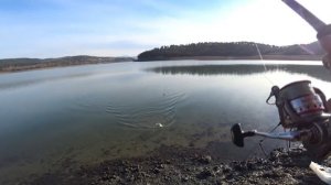 Рыбалка,Крым,Симферопольское Водохр.ПОЙМАЛ ЛЕЩА!!!