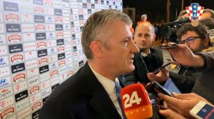 Predsjednik HNS-a Davor Šuker nakon slavlja protiv Španjolske