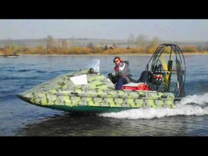 Самая популярная модель эролодки - Пиранья-2. Предпродажные испытания