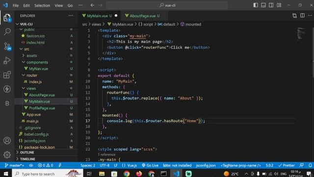 Learn Vuejs In Arabic 2023 - 47- Vue-Cli (Vue-Router & hasRoute Function) смотреть онлайн