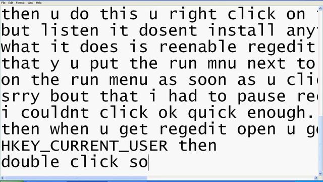how to enable TASK MANaGER AND REGEDIT. смотреть онлайн
