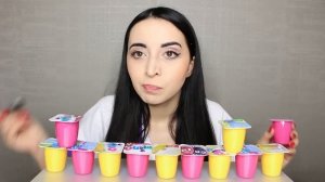 20 ЙОГУРТОВ ЗА РАЗ, СМОГУ ?? MUKBANG ЖАЛЕЮ О НОВОМ ЦВЕТЕ / Ayka Emilly