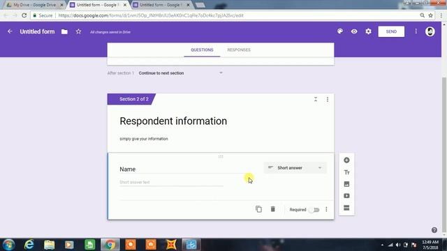 How to make Google Doc Online Questionnaire Survey