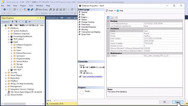 How To Find Database Location in SQL Server Management Studio