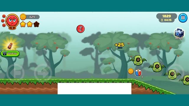 Level 10 *(1.Jungle)Ball V-Red Boss Challenge #ball_games #ball #gametutorials #missiongame
