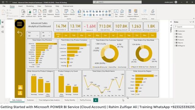 Getting Started with Microsoft POWER BI Service Cloud Account Fundamentals