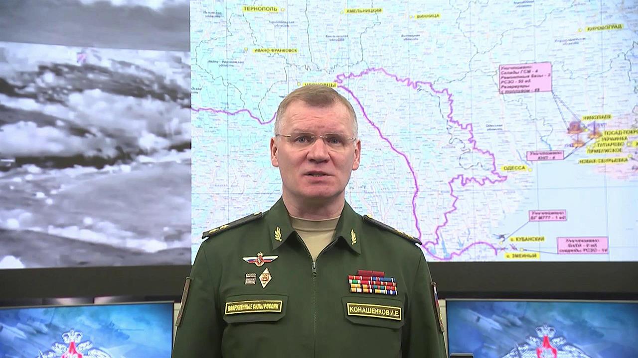 В Минобороны России сообщили свежие данные о ходе спецоперации по защите Донбасса