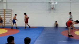 Тренировка Адама Барахоева