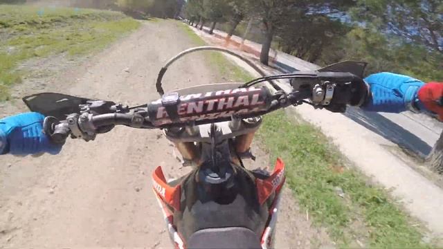 Practice on my Honda CRF 250X - small track смотреть онлайн
