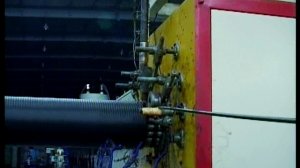 Экструзионная линия по выпуску спиральных труб из ПНД YILI