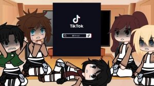 Some AOT characters react to Eren! [contains a bit of Ereri]