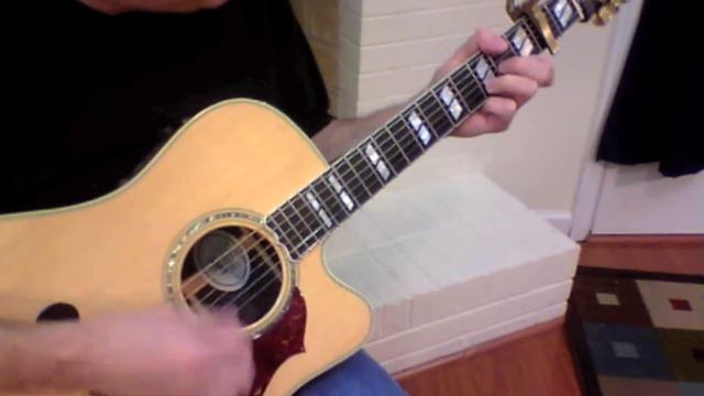 The Beatles - Norwegian Wood style chord progression - with chord tablature смотреть онлайн