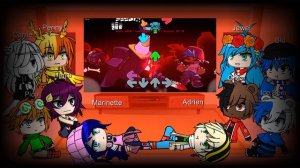 Fandom react to FNF vs Impostor V4 part 4 (Gacha Club)