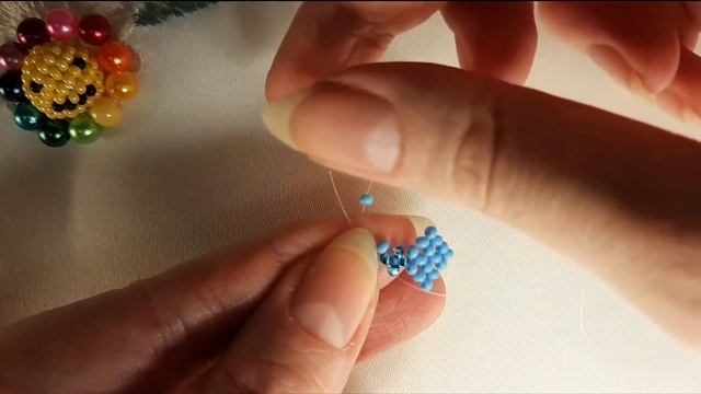 Кольцо Бантик из бисера ? Бантик из бисера в технике крестик. Beaded Ring Ribbon ? #jelljewellery