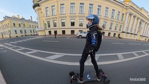 Прогулка по питеру на доске