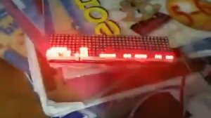 тест светодиодных матрицы Max7219