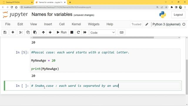 Python Tutorial 3 (Naming Python Variables) смотреть онлайн