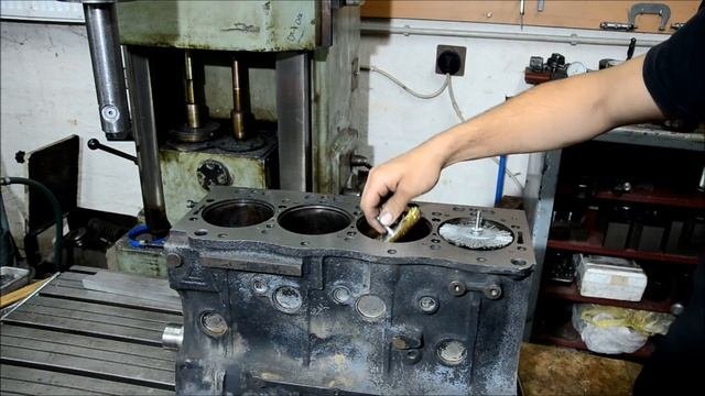 Гильзовка блока