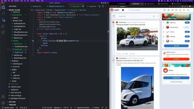Reddit Clone REACTJS Tutorial! (Next.js, Firebase v9, Chakra UI, TypeScript, Recoil) ??  | PART 2