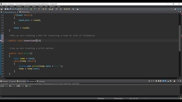 LinkedList - Doubly LinkedList in Java || DSA