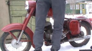 сгоняли на дачу за двигателем от Явы Чезет 175