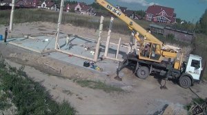 сборка дома фахверк подетально