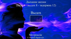 Дыхание жизни (вдох 4 - выдох 8 - задержка 12)