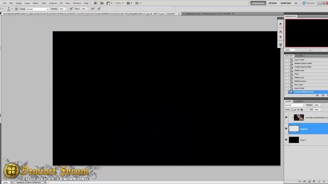Обтравочная маска в Фотошопе. Как создать, как использовать, как сделать эффекты. смотреть онлайн