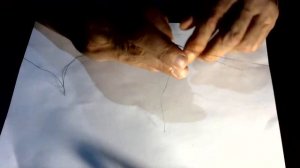 Как связать леску и шнур. Самый простой узел