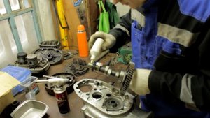 7 Установка распредвала и маховика К 750