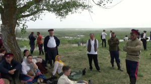 ЗА  ЛЕСОМ  СОЛНЦЕ  ПРОСИЯЛО . РЕКА  ДОН