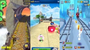 Temple Run 2 vs Sonic Dash vs Subway Surf Android/iPad Gameplay