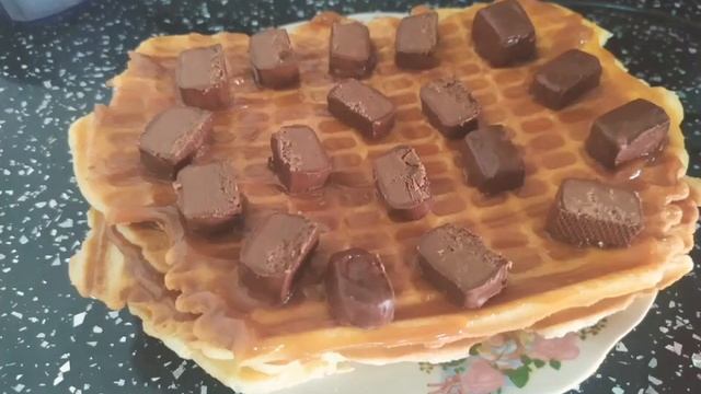 Вафли как в детстве!!!+ вафельный торт?? Ссылка на тесто в описании! смотреть онлайн