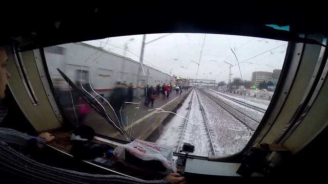 Москва - Серпухов, рейс на Шаттле. Часть 1. смотреть онлайн