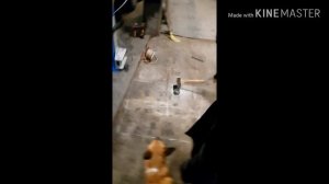 Установка авто подъёмника на пустотелые плиты ( день1)