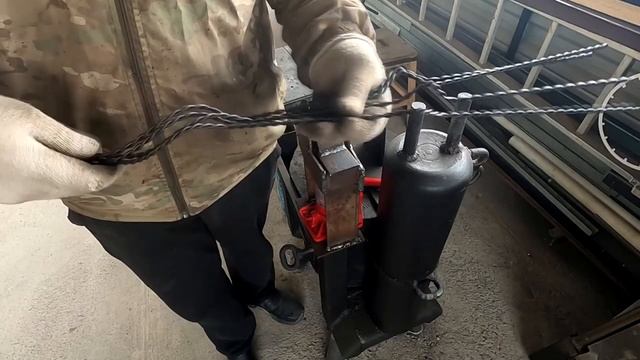 Балясина из кручёной проволоки