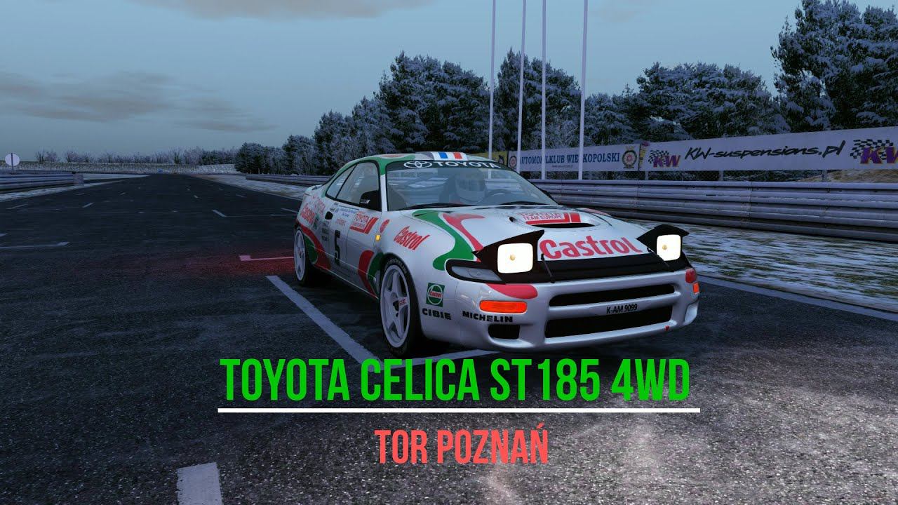 Toyota Celica ST185 4WD Turbo -Tor Poznan | Assetto Corsa.