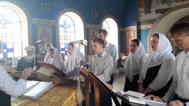 Херувимская. Ранний партес. 1 часть