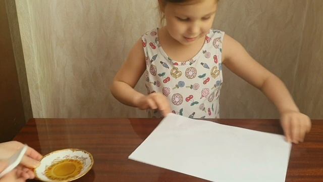 Невидимые чернила из крахмала