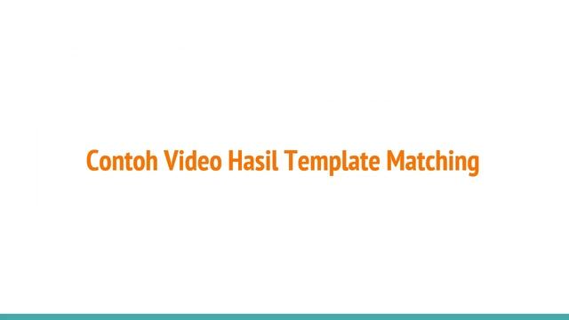 Klasifikasi Gestur Angka Berbasis Metode Template Matching