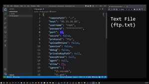 VSCode FTP / edit remote files / download and upload files / Visual Studio Code / ftp-sync