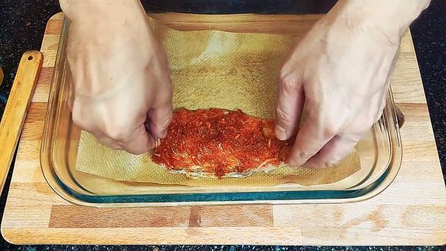 ★ Скумбрия запеченная с чесноком и паприкой. Как приготовить скумбрию.