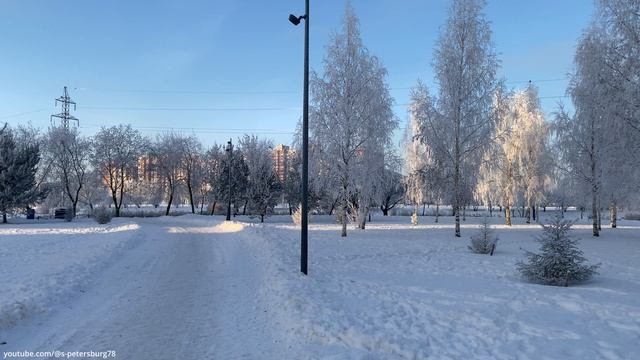 Парк Интернационалистов - Фрунзенский район, Санкт-Петербург (зимняя версия)