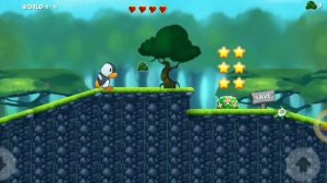 Super Penguin Adventure run World 1 Level: 1-4