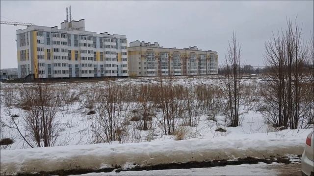 2298 Прогулка по Заречке Алросе Костёл Река Орлик Первый микрорайон Посёлок Зареченский церковь хра