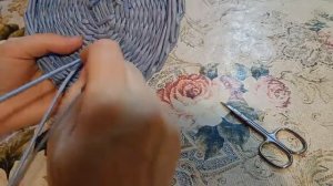 Чашка-конфетница из газетных трубочек. МК.