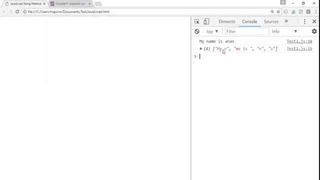 JavaScript String Functions (2) #19
